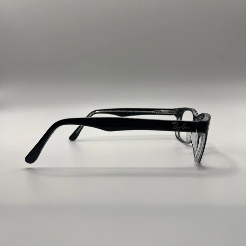 Ray Ban Kids RB1531 3529 48-16-130 Black Clear Flex Hinge Eyeglasses Frames Only